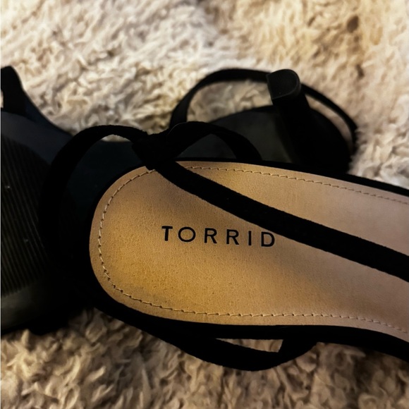 Torrid Women's  Elegant Black Strappy Heels - Picture 7 of 14